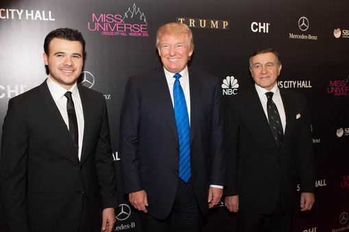 Эмин Агаларов, Дональд Трамп и Арас Агаларов